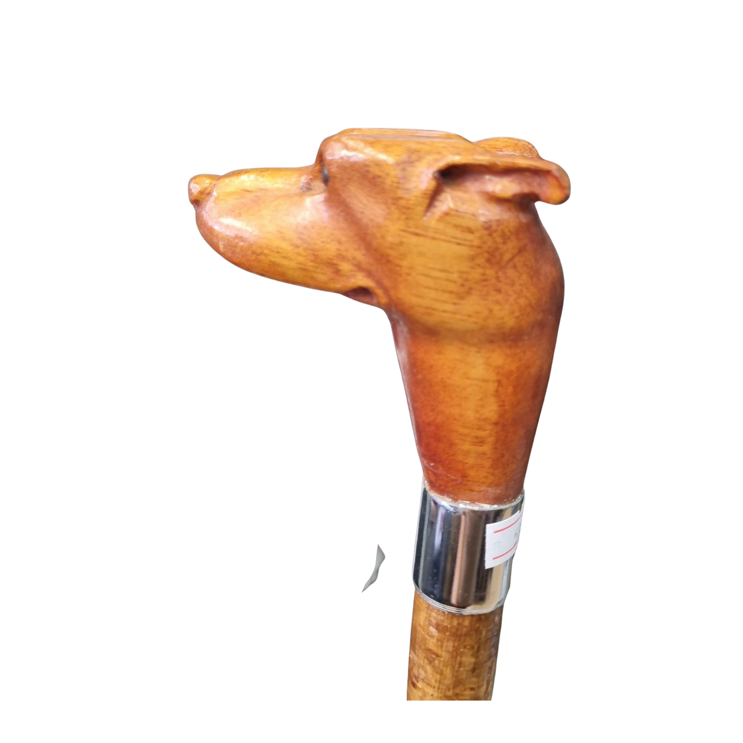 Hand Carved Staffy Style Rambling Staff