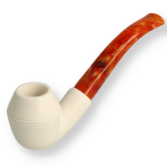 Royal Hand Carved Bent Bulldog