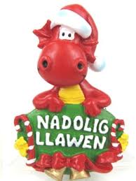 Nadolig Llawen Dragon Hanging Decoration